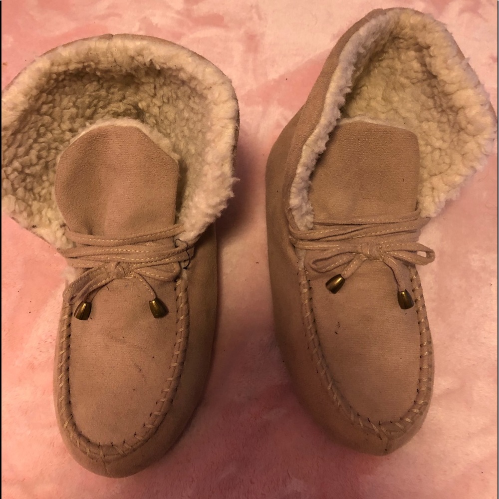Tan Moccasins